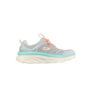 Skechers Women’s Gray and Aqua Sneakers